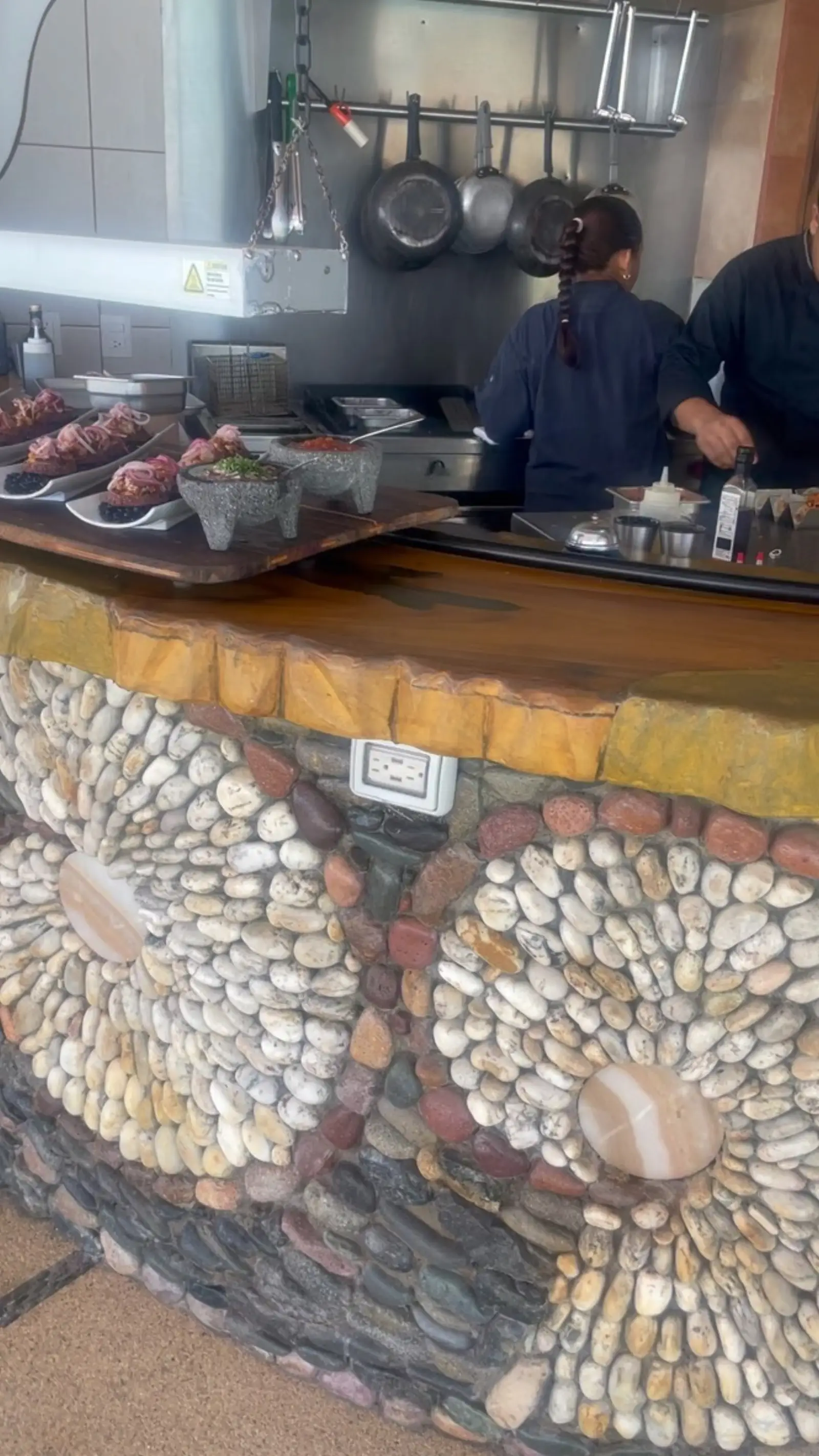 Chef-prepared healthy meal at the resort